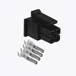 4-PIN PLUG WITH CONTACT TERMINALS